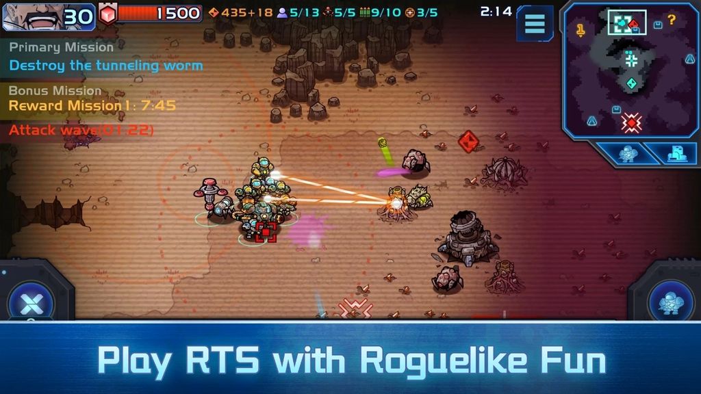 融合 Roguelike 元素即時策略單機遊戲《異星指令》於 Google Play 開放預先註冊