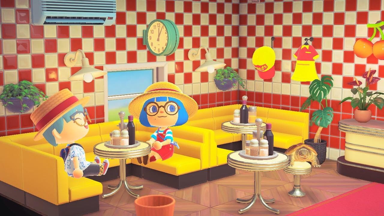 也有歐美玩家排出了美式速食餐廳的內裝(原文連結) image