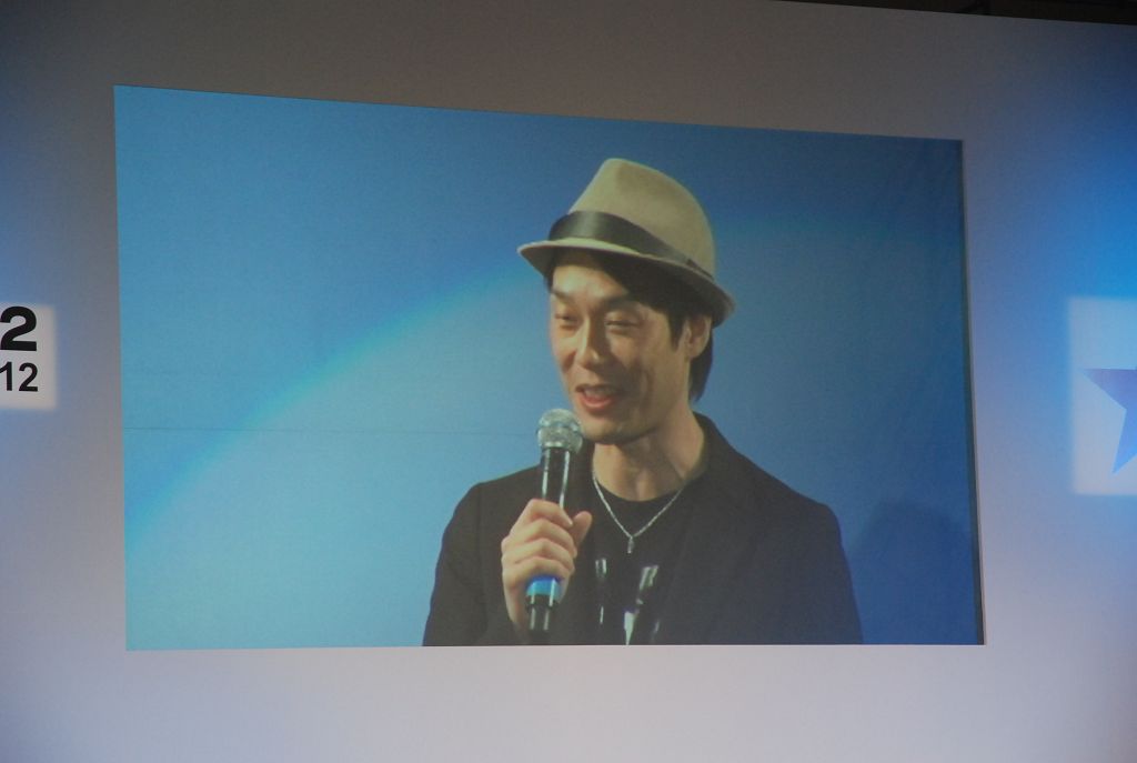 製作人浄園祐登台,並特別講解新作的用心之處