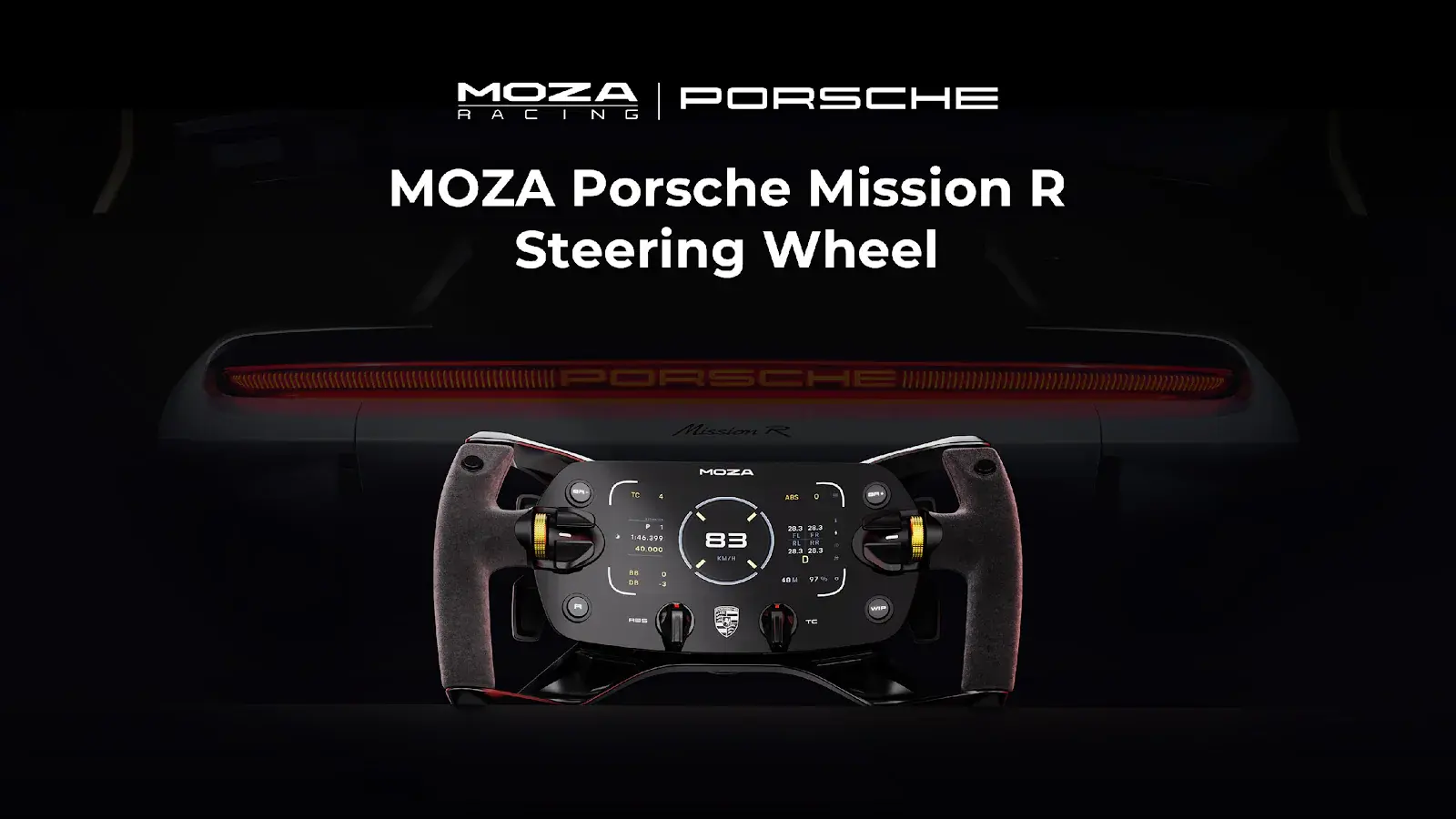 Porsche Mission R 模擬賽車方向盤及新全球品牌大使 Dirk Schouten 發表