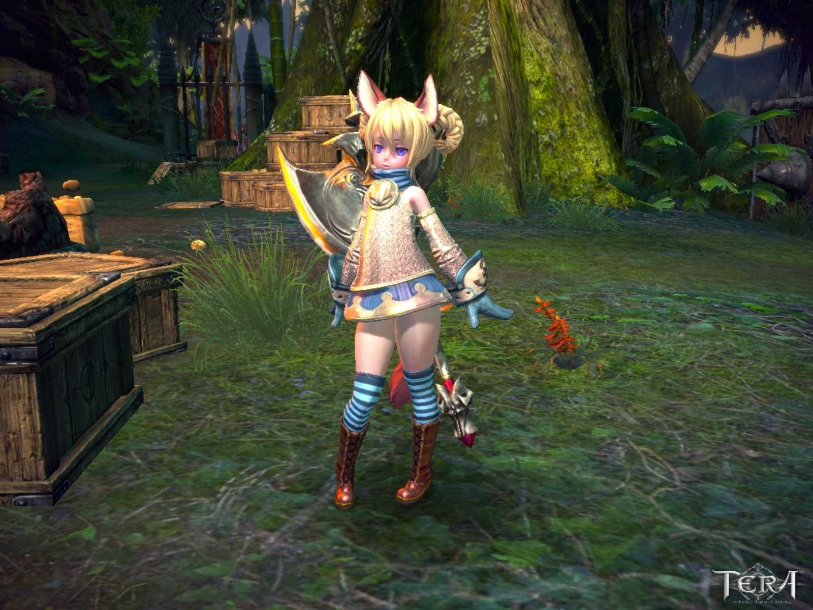 在更換不同等級的裝備時,遊戲中的角色造型也會隨之改變