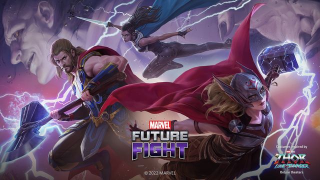 《MARVEL 未來之戰》推出《雷神索爾：愛與雷霆》全新宇宙般遊戲內容《MARVEL Future Fight》