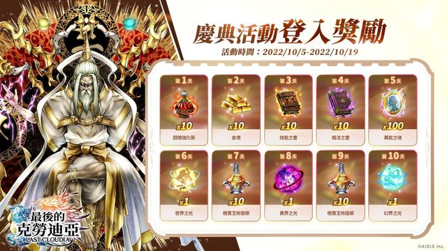 《最後的克勞迪亞》大型改版「奇蹟的大司教」登場 大司教瑪嘉降臨《LAST CLOUDIA》