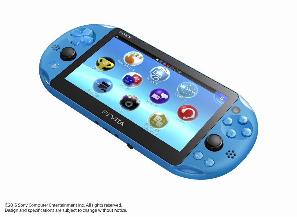 PS Vita 新配色款式「水藍」「霓虹橙」「冰河白」預定9 月17 日在日本