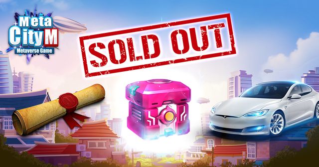 《MetaCity M》宣布土地盲盒 NFT 已銷售完畢