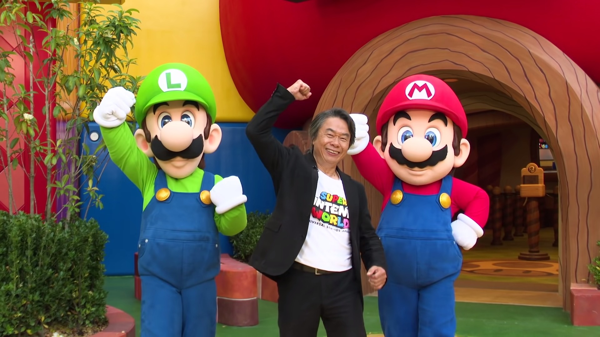 在門口來張父子合照 image