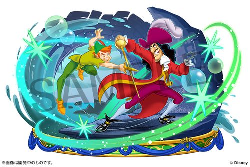 New characters with Peter Pan and Captain Hook