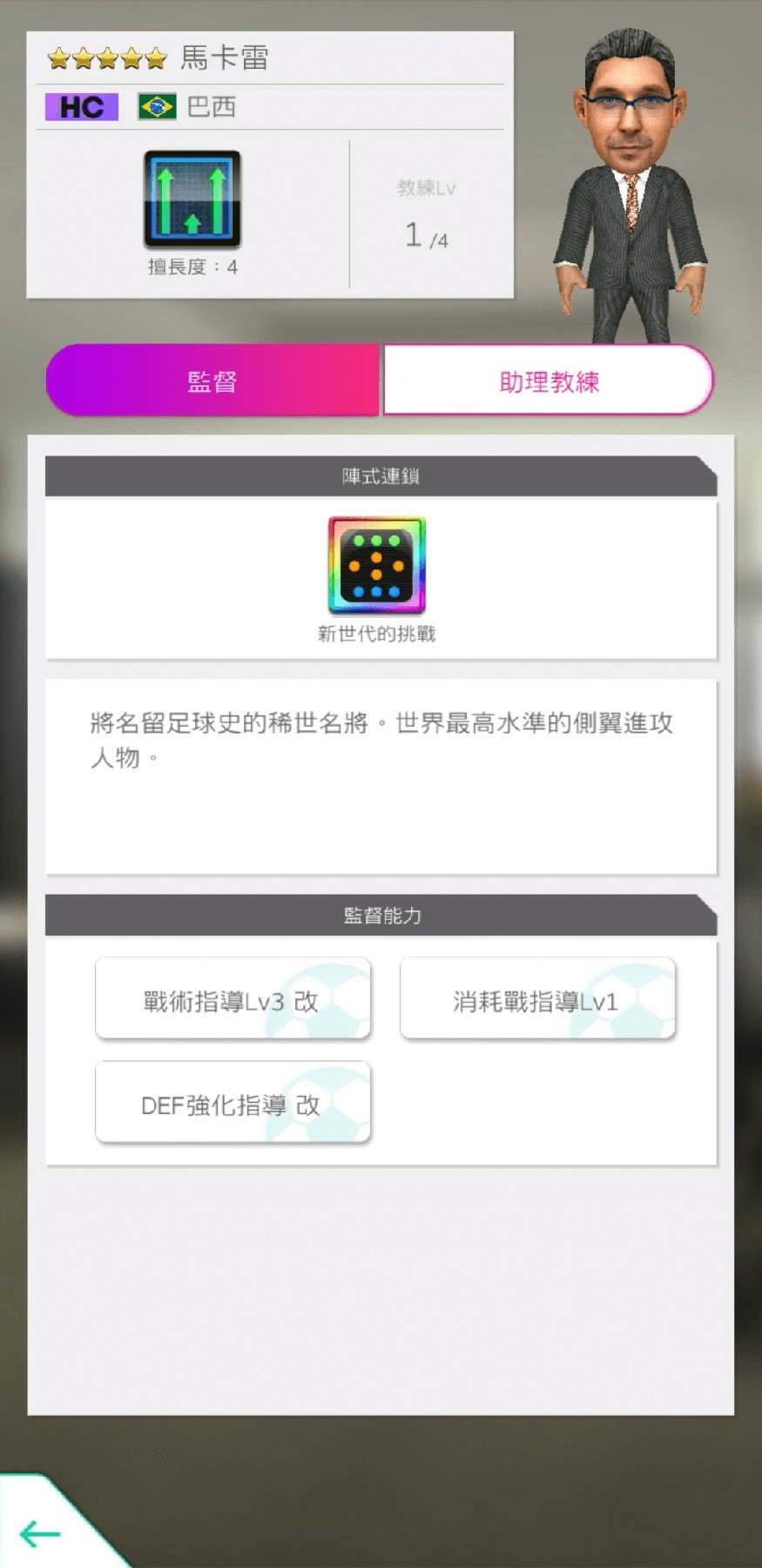 新★5 馬卡雷監督 image