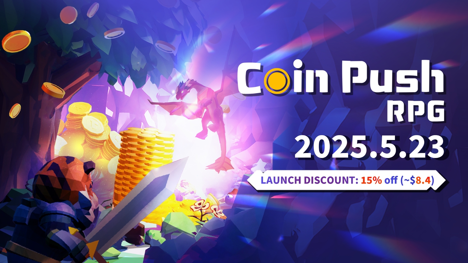 結合推幣機玩法新作《推幣勇者》公開遊戲定價《Coin Push RPG》 - 巴哈姆特