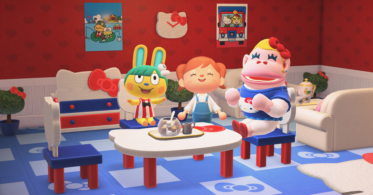 “Assemble! “Animal Crossing: New Horizons” update “Sanrio Collaboration” content and amiibo card link to obtain furniture and clothing “Animal Crossing: New Horizons”