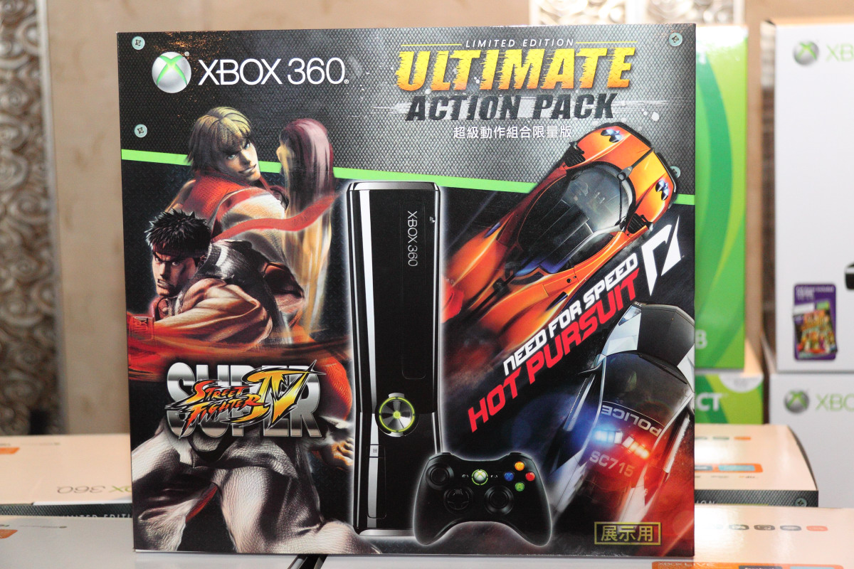 Xbox 360 250 GB 主機超級動作組合限量版