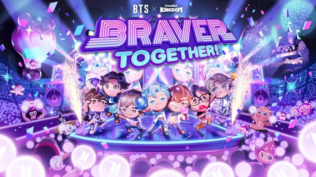 《薑餅人王國》公開 BTS 防彈少年團限定合作原創海報 開啟預先登錄活動《COOKIE RUN: KINGDOM》