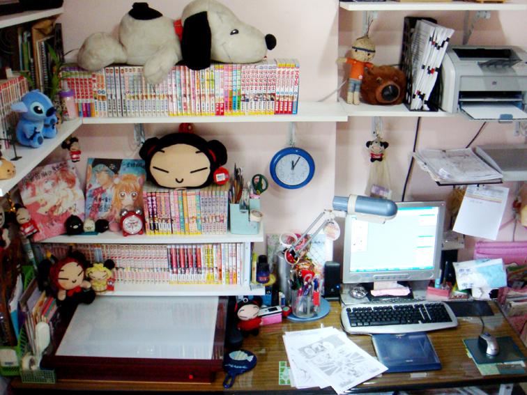 米絲琳老師的工作桌