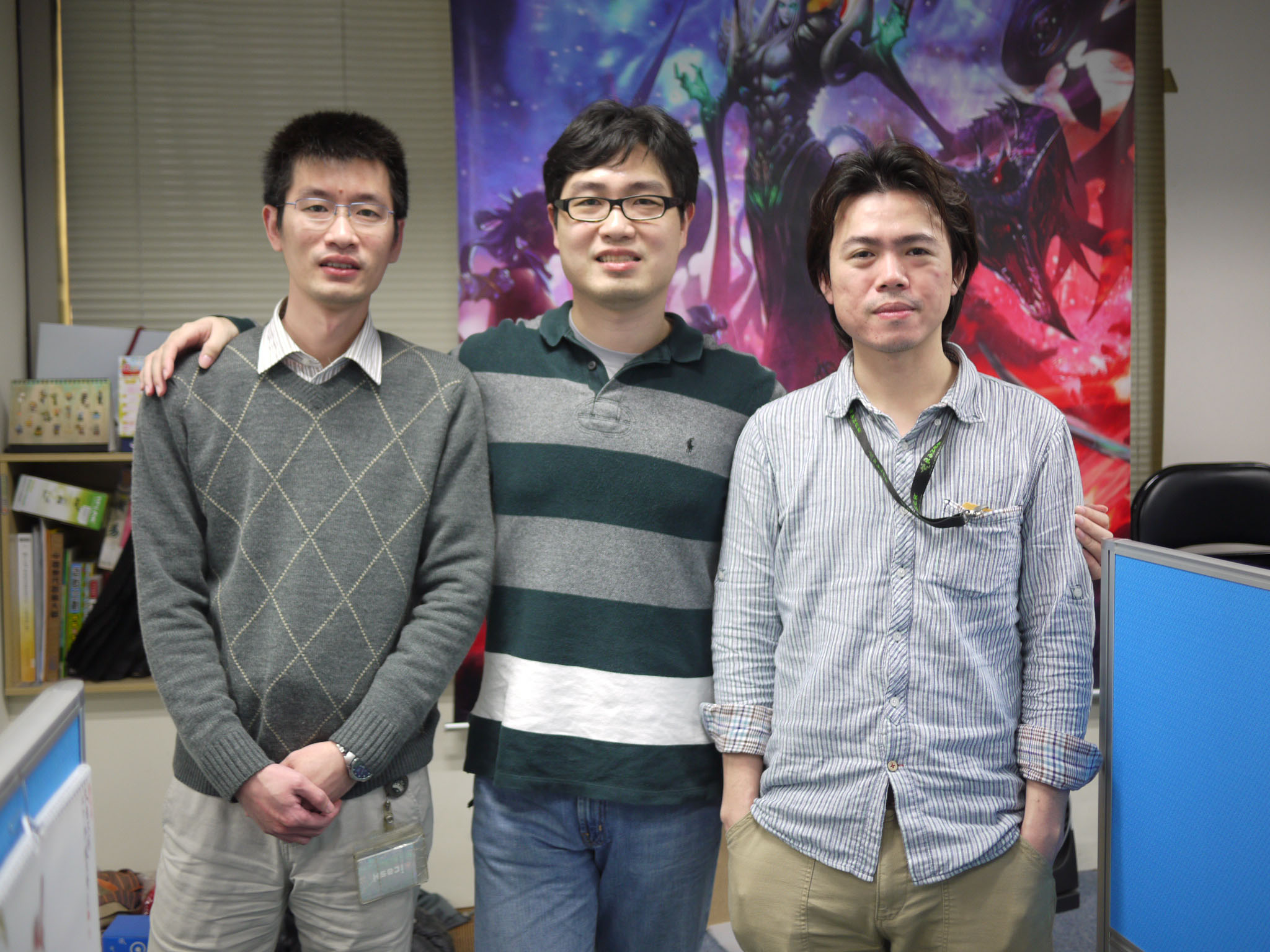 製作人合照(左起)楊淵升、蔡明宏、羅弘奇