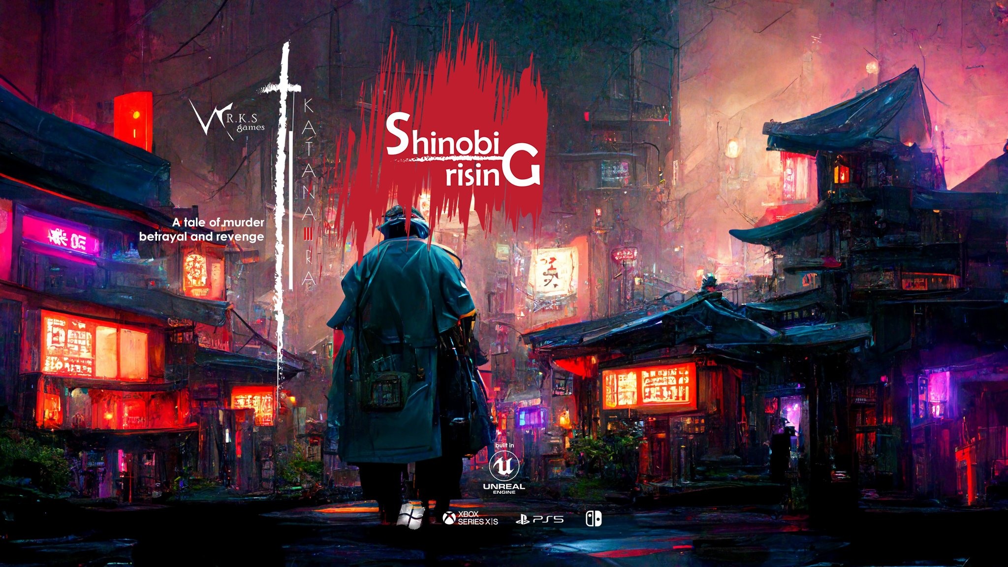 賽博龐克風格動作遊戲 忍者崛起 將於明年2 月發行找出謀殺案的罪魁禍首 Shinobi Rising 巴哈姆特
