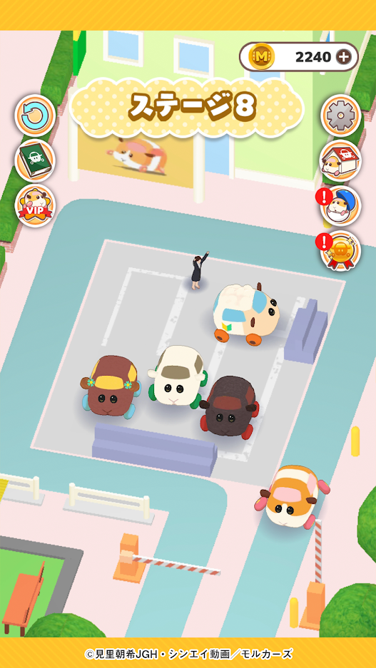 休閒闖關遊戲《PUI PUI 天竺鼠車車 嚼嚼停車場》於日本推出 操縱天竺鼠們逃出停車場