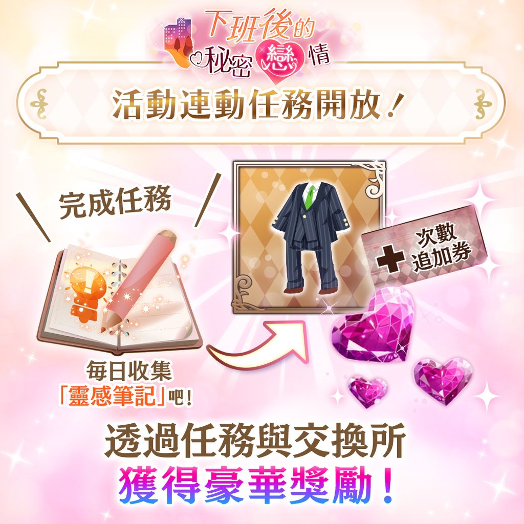 《夢王國與沉睡中的 100 位王子殿下》開放全新活動「下班後的秘密戀情」