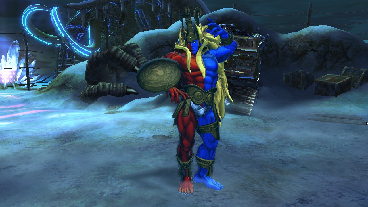 鬥神歐格吸收基爾的力量後變成基爾的模樣