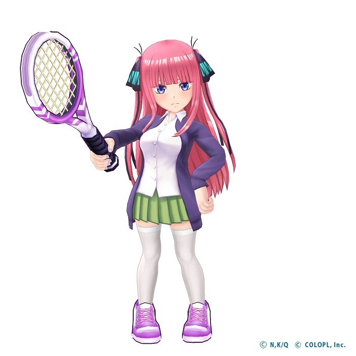 白貓tennis X 五等分的新娘 合作進行中五位女主角於遊戲中亮相 Shironeko Tennis 巴哈姆特