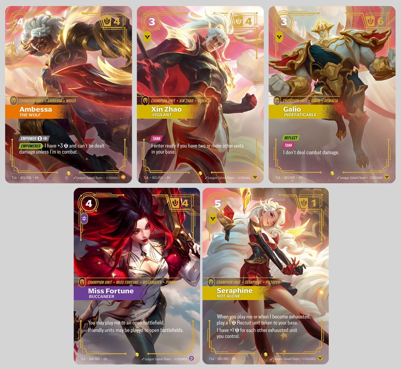 英雄聯盟》卡牌遊戲《符文戰場》公開T1 世界冠軍紀念收藏組由Faker 等