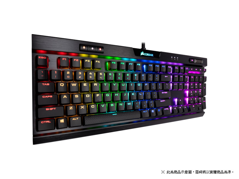 Corsair K70 Rgb Mk 2 Low Profile Rapidfire 機械式鍵盤 銀軸 巴哈姆特