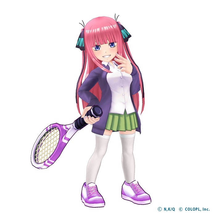 白貓tennis X 五等分的新娘 合作進行中五位女主角於遊戲中亮相 Shironeko Tennis 巴哈姆特