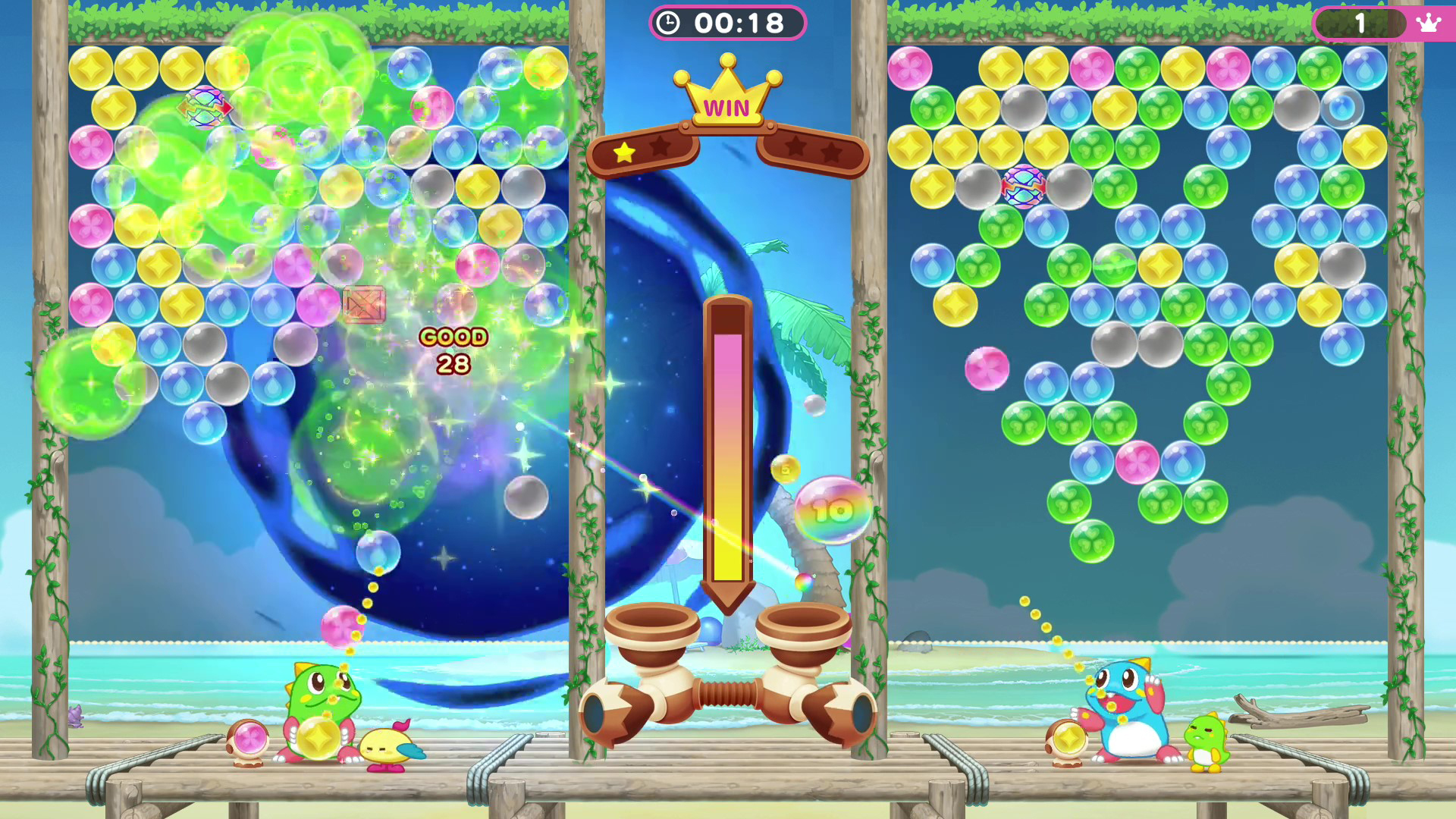 《益智泡泡龙：一起泡泡战！ 》将收录合作游戏内容《益智泡泡龙 vs 太空侵略者》插图12