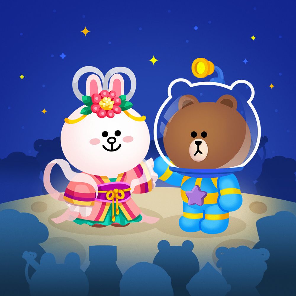 《LINE Bubble 2》《LINE Rangers》《LINE 熊大農場》等作聯合推出中秋動腦趣活動《LINE Brown Farm ...