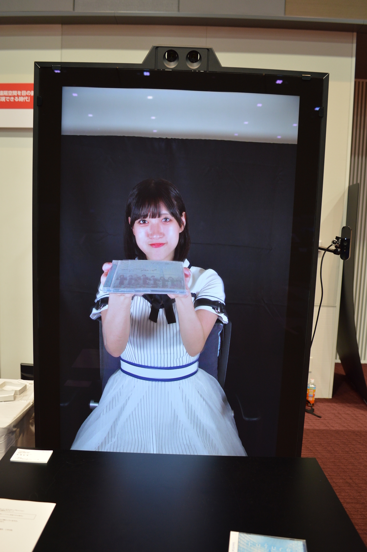 因為以等比大小顯示出來的牧野真琴態度十分友善,所以體驗者全員都笑得很開心 image