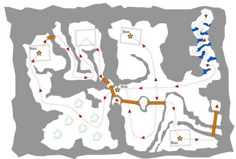 哥布林峽谷路線圖