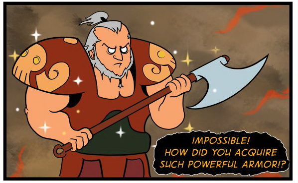 不~~不可能的!!你是從哪裡得到這件神裝的!!!