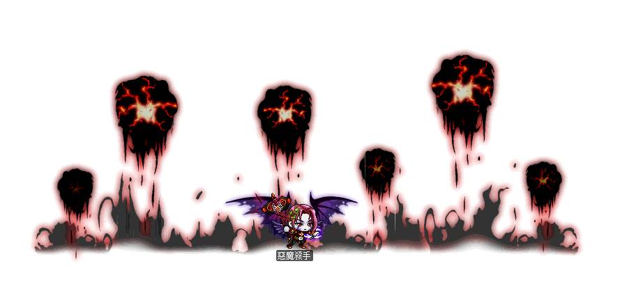 來自空中的爆破傷害-「惡魔末日烈焰」
