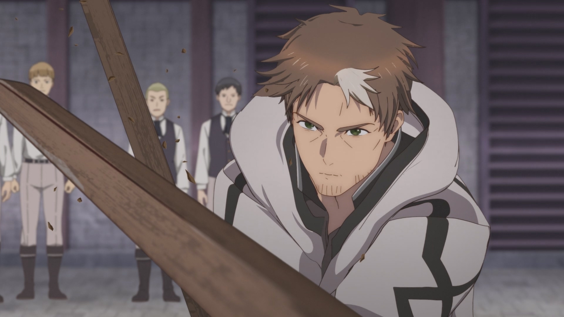 因為對貝利爾的實力懷疑,亨布里茲決定出手測試。在貝利爾看來,亨布里茲的劍術威力強大,但招式卻太過直來直往。 image