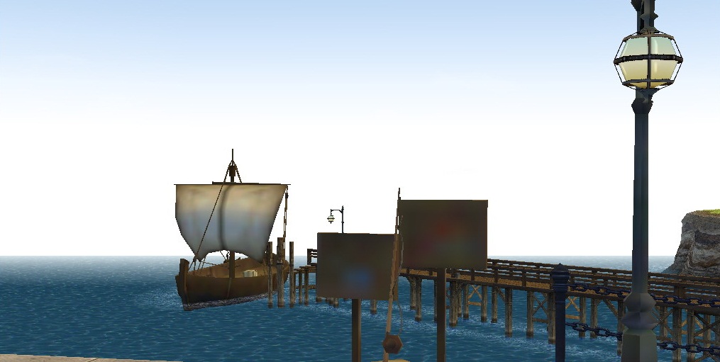 以海洋與港口為背景的新地圖