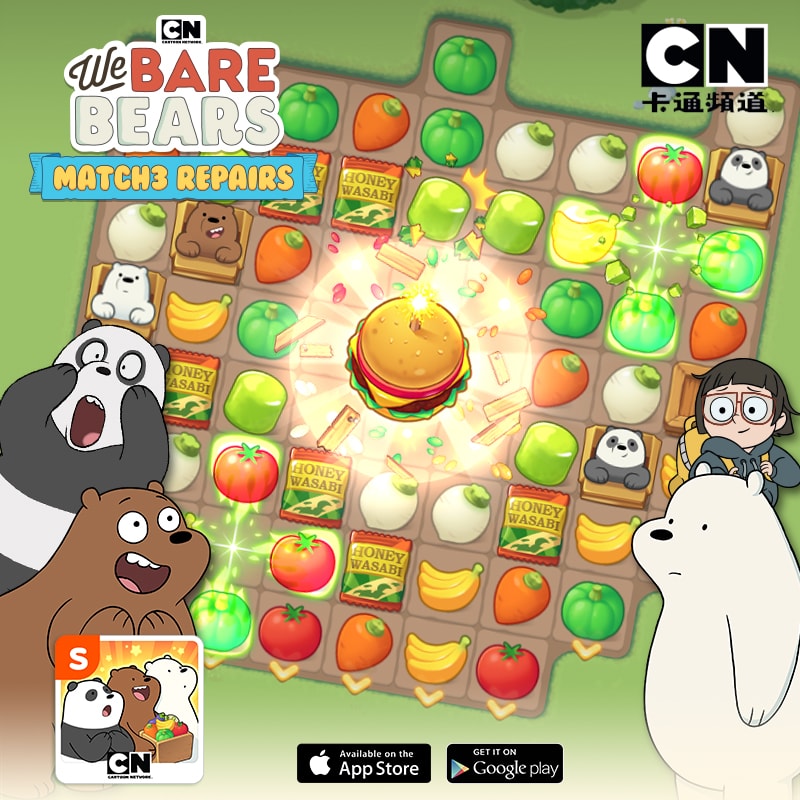 We Bare Bears: Match3 Repairs - Apps on Google Play