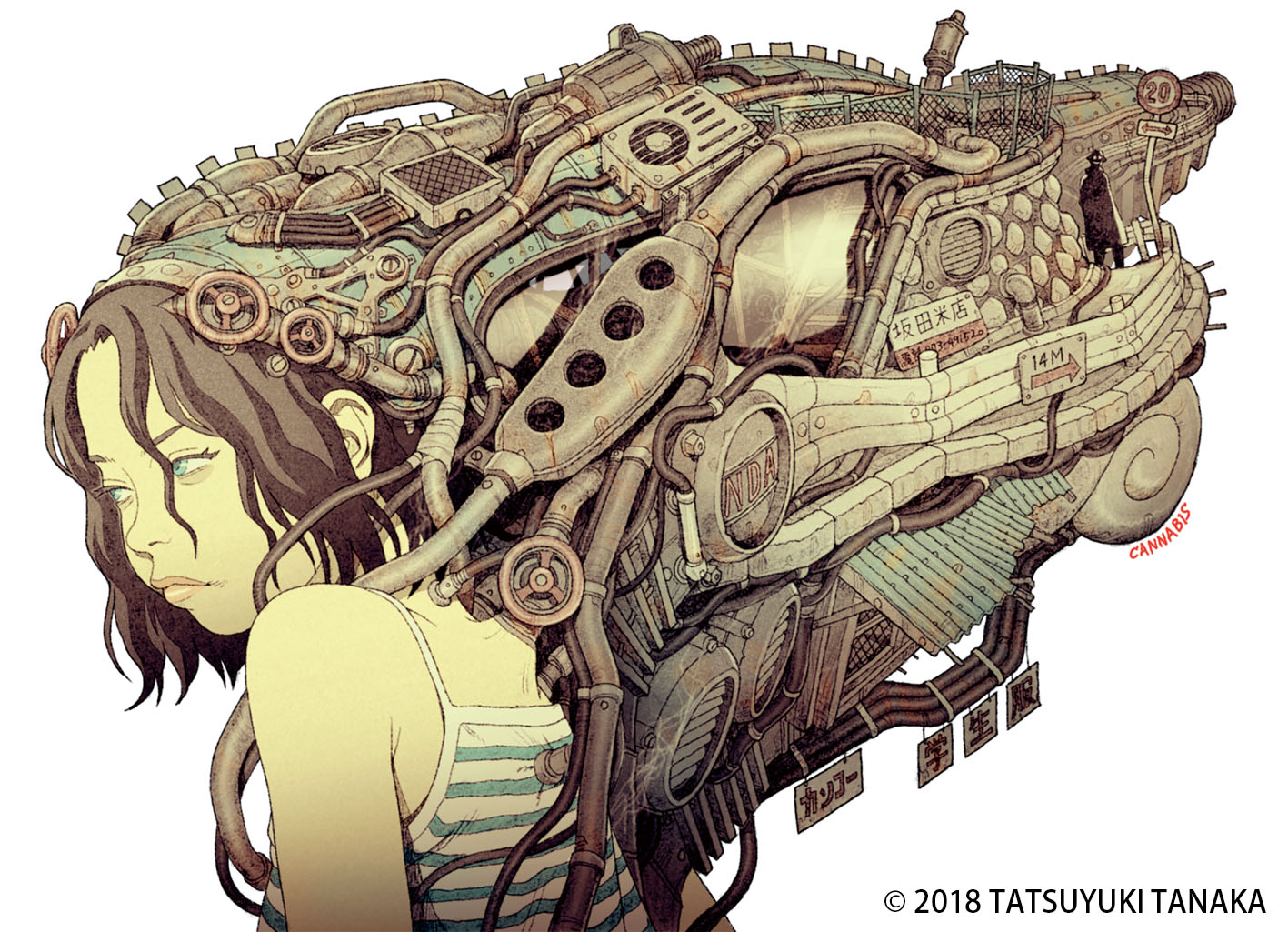 AKIRA》動畫原畫師田中達之全球首次個展將在台開幕與謎幻的機械