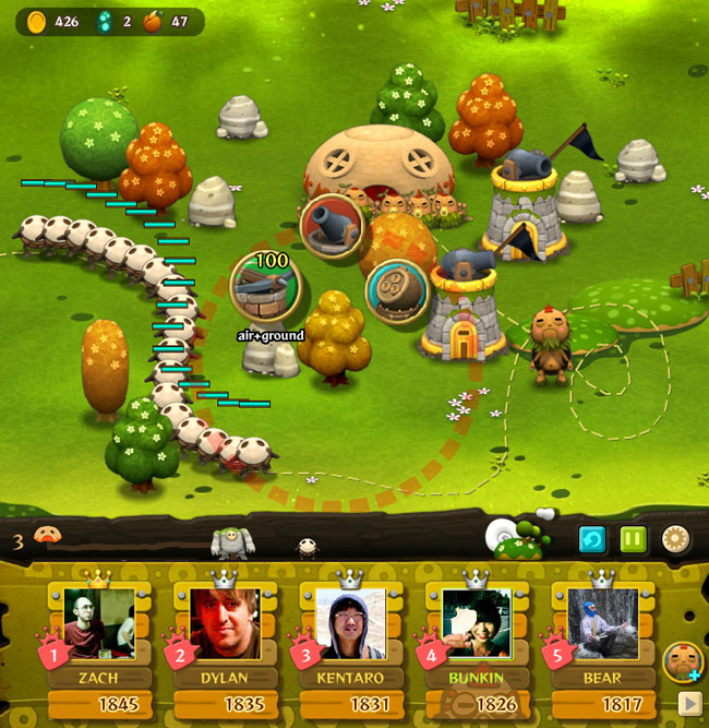 Ps3 Psp 經典塔防遊戲推出facebook 社群新作 怪獸驅逐戰online Pixeljunk Monsters Online 巴哈姆特