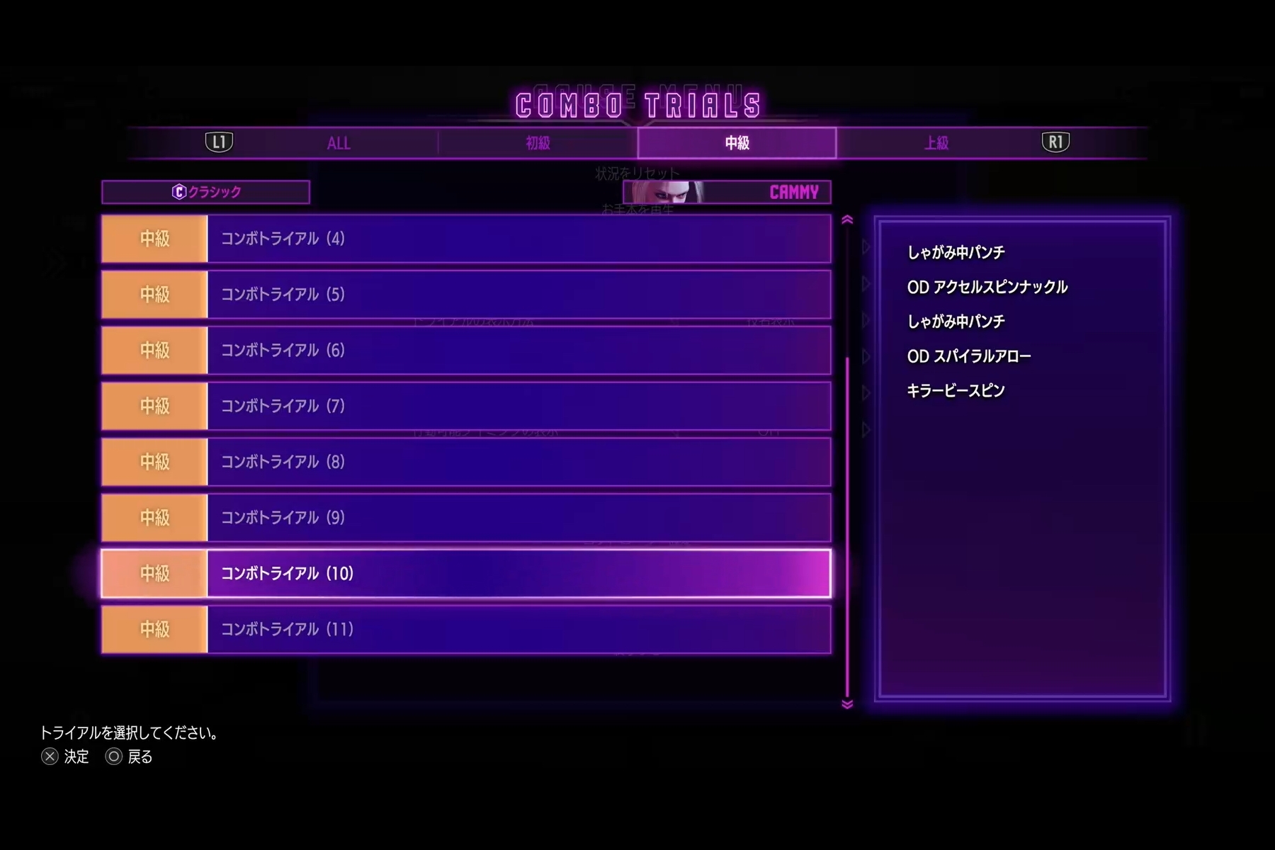 在連段試煉裡作為範例的連續技數量可說是相當地多,也包含了許多能用於實戰的技巧,使人留下了不錯的印象 image