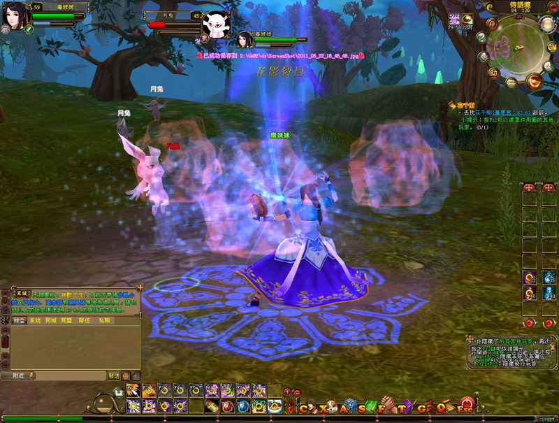 廣寒宮-花影裂月