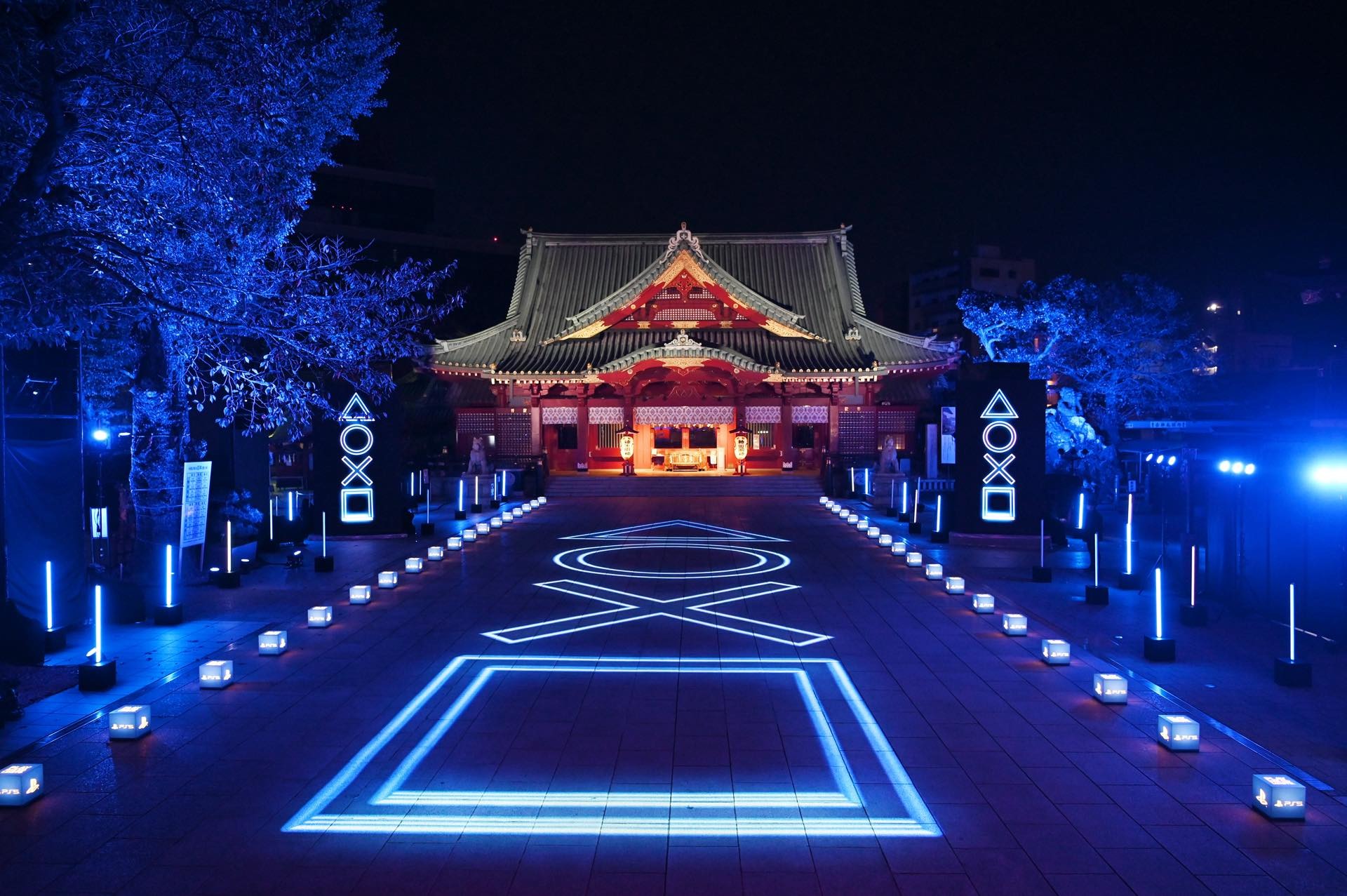 紀念ps5 發售 日本sie 於秋葉原神田明神神社驚喜舉辦燈光秀活動 巴哈姆特