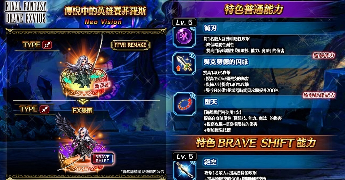 Final Fantasy Brave Exvius 巴哈姆特