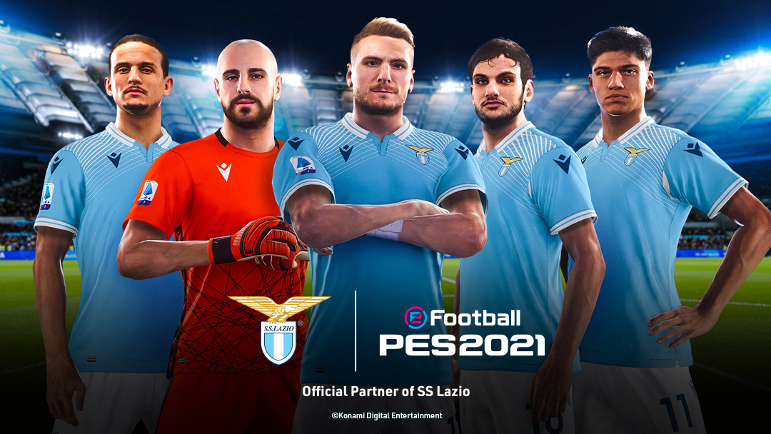 Konami announces the conclusion of a partnership “eFootball PES 2021” with the Italian Lazio Sports Club-Bahamut