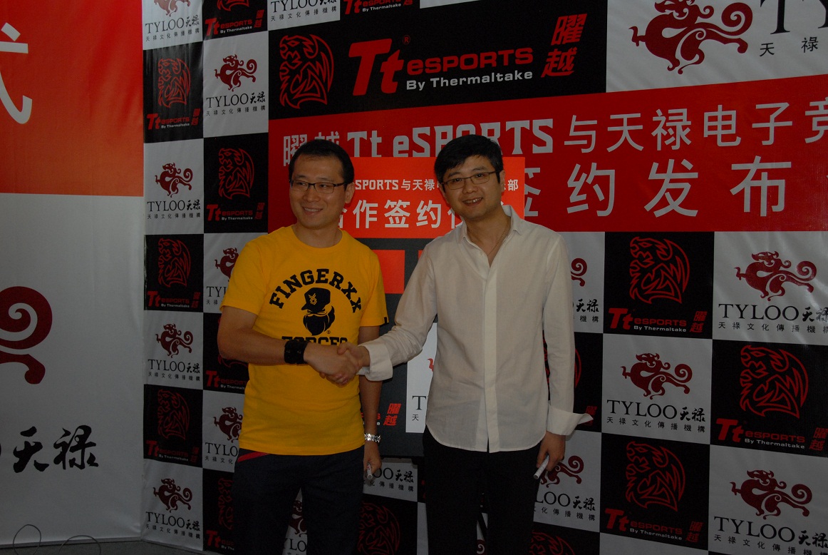 曜越科技董事長 林培熙 與 天祿董事長 汪晟連袂出席