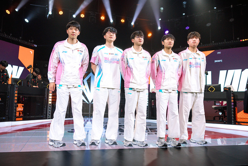 BLG 打敗 JDG(照片來源:Riot Games) image