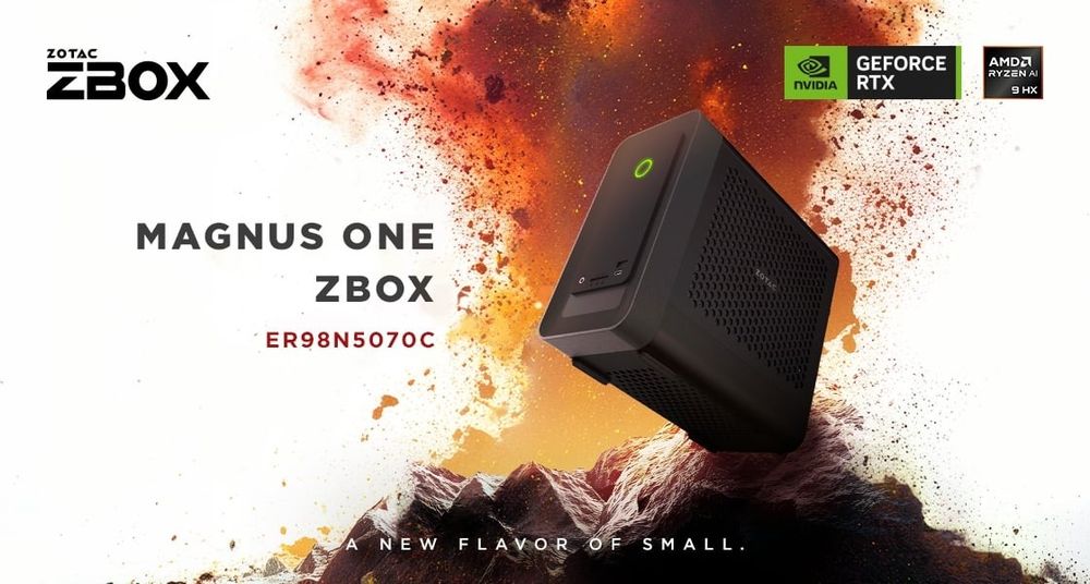ZOTAC 首台搭載 AMD Ryzen 9 迷你電腦 MAGNUS ONE ER98N5070C 上市 - 巴哈姆特