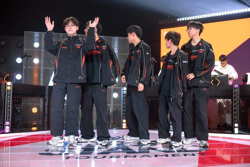 BLG 打敗 JDG(照片來源:Riot Games) image