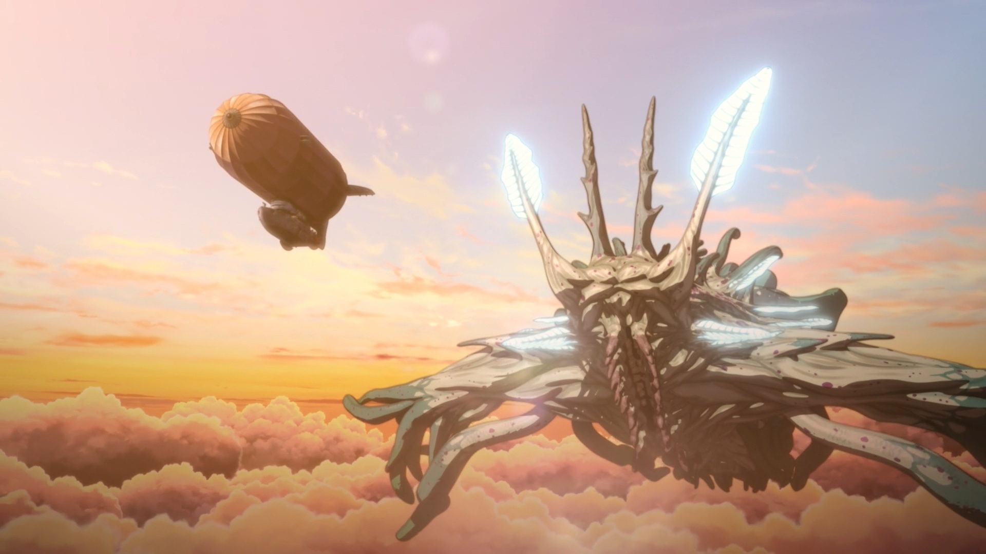 整修途中,因為龍出現在鄰鎮,為了防止龍攻擊城鎮,所以 Quin Zaza 號還沒完成補給就再次出發 image