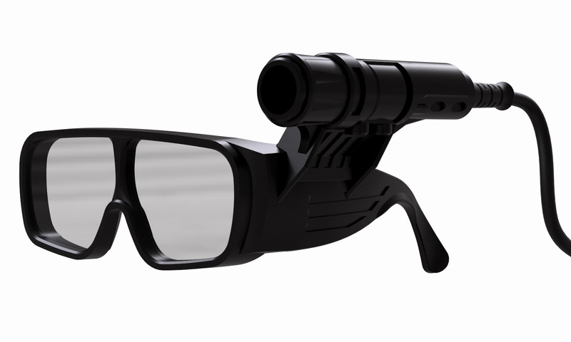 3D 立體眼鏡頭部控制器(附雷射瞄準器)