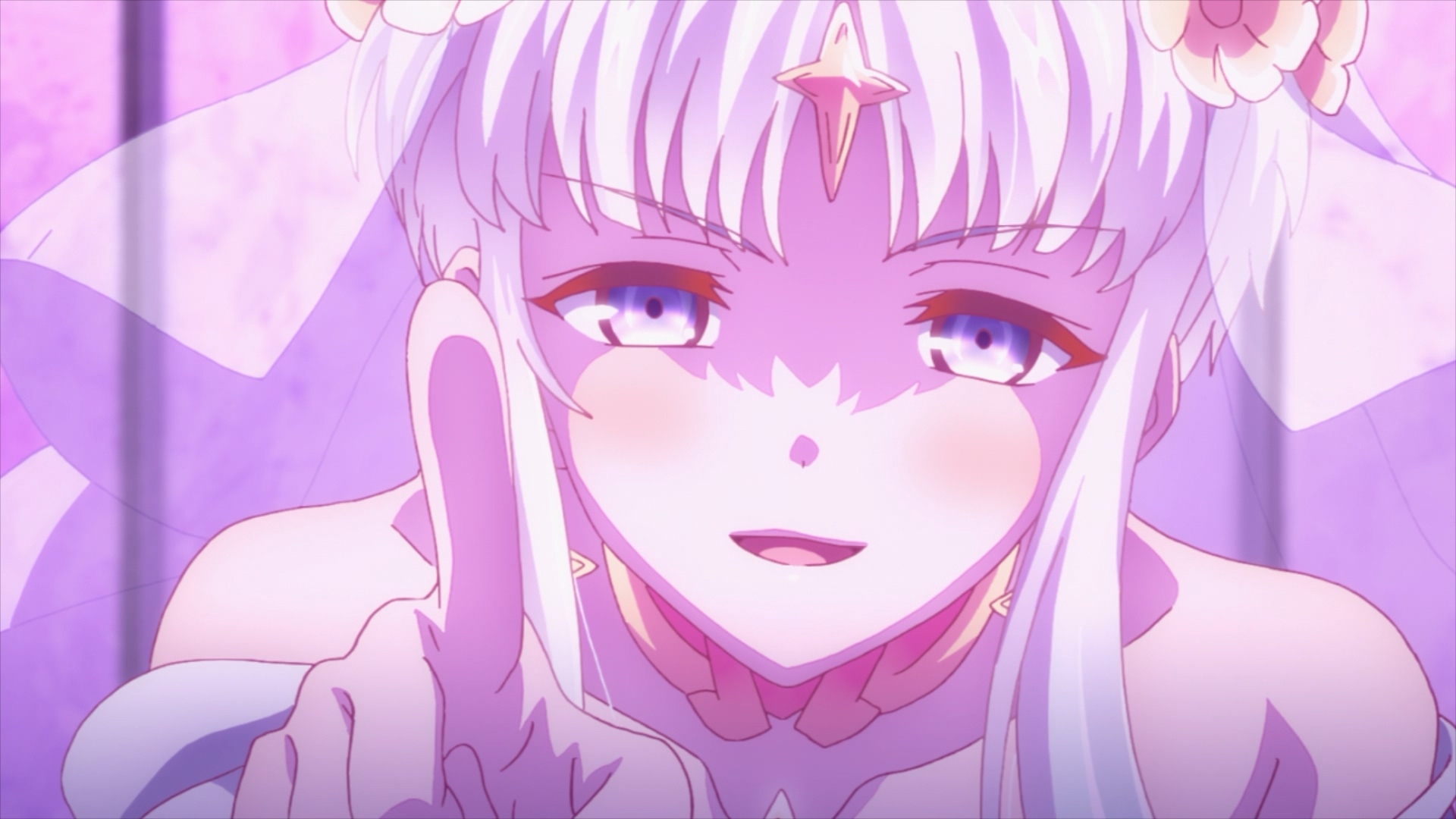 女神(CV:田村由香里),個性似乎有點渣,一見面就嘲笑主角身為暗殺者卻被人給暗殺了。 image