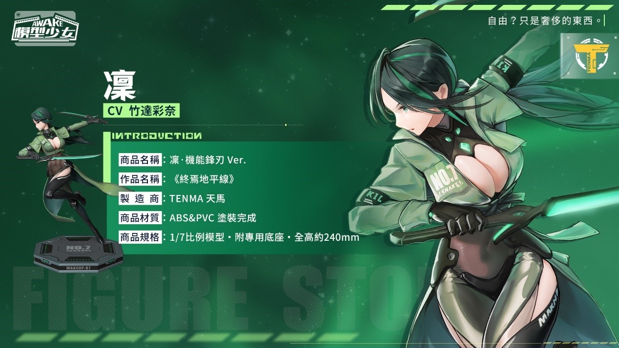 模型少女awake 全新珍品模型 凜 緋野原愛 登場 Figurestory 巴哈姆特